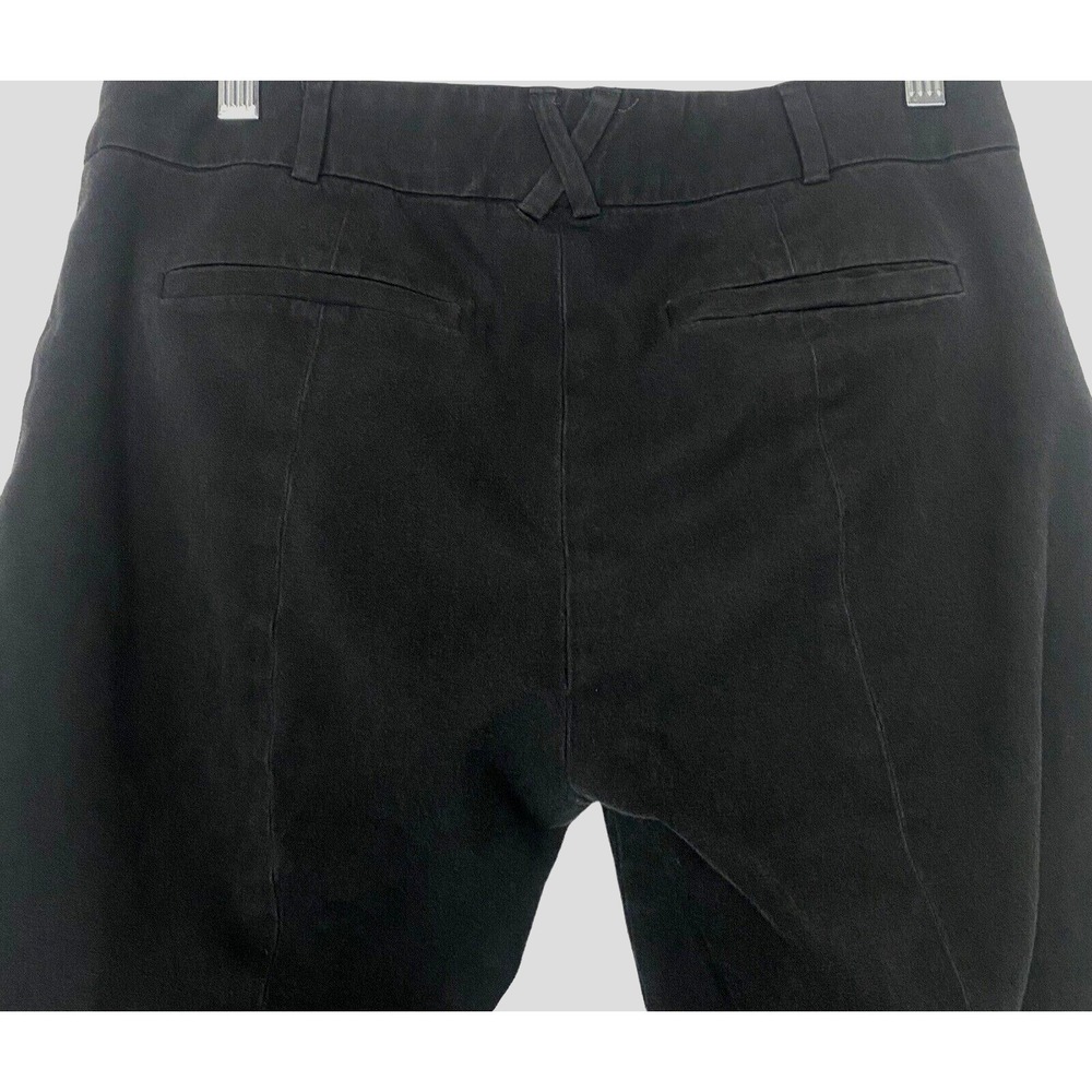 ANTHROPOLOGIE Women Essential Ankle Slim Pants Sz 10 Black Casual Work 40-1 - Picture 4 of 9
